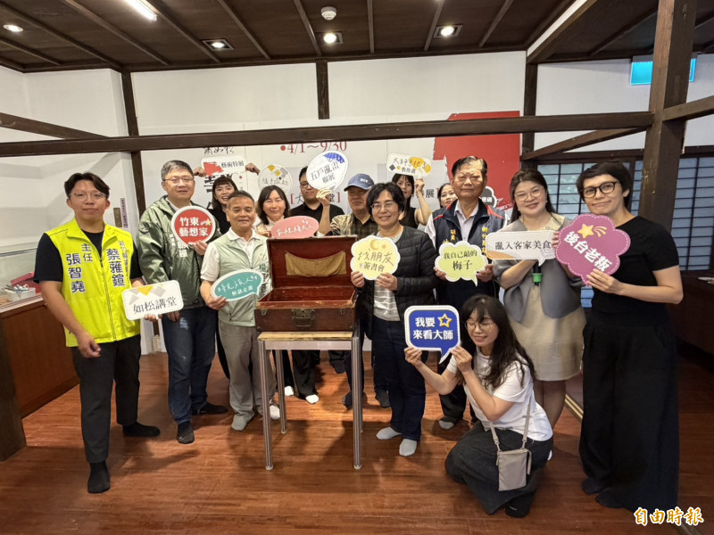 新竹縣蕭如松藝術節開箱起跑，今起到9月30日結合藝文講座、解謎走讀、食農藝術教育及藝術展覽等推出多元活動。（記者廖雪茹攝）