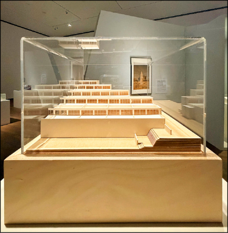 東海大學建築系館模型。