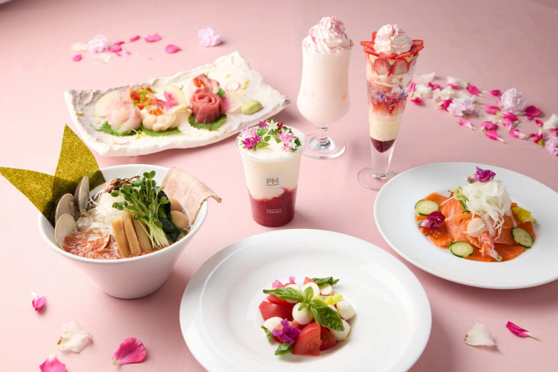 配合「花開TOMAMU」推出的繽紛饗宴。（星野TOMAMU度假村提供）
