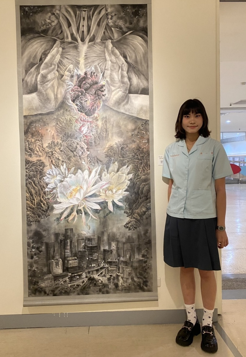 17歲中一中女生奪墨彩首獎！中部美展看見新世代創作能量