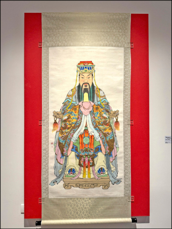 潘麗水作品〈玉皇大帝〉。