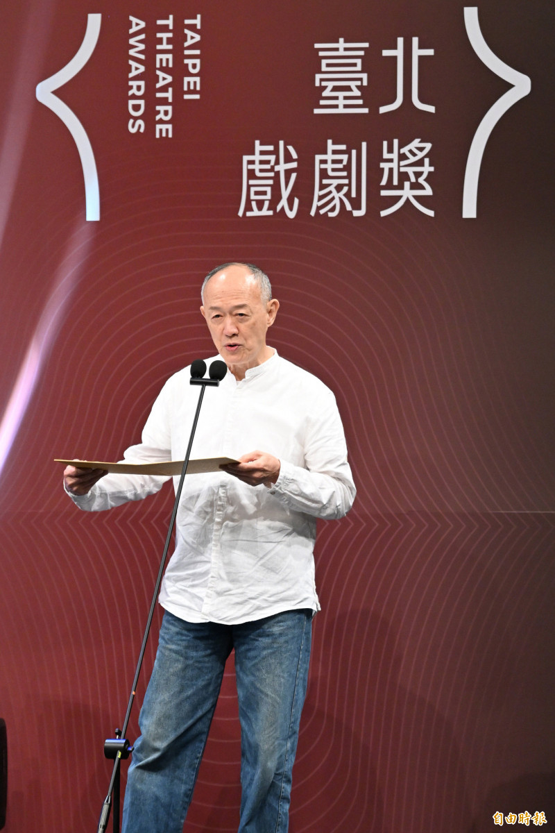第1屆台北戲劇獎最佳男演員得主金士傑。（記者胡舜翔攝）