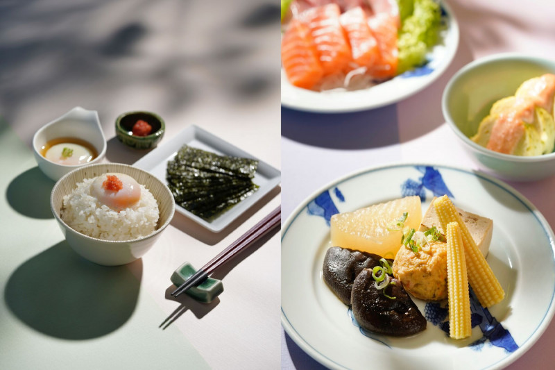 日勝生加賀屋天翔廳以精湛和食文化聞名，將和風生活美學細膩鋪陳在餐檯上。（日勝生加賀屋提供）