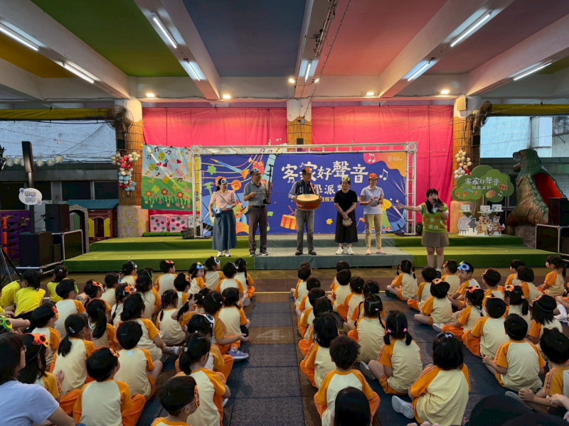 台北客家文化到校起跑活動開始!課程串聯主題曲兒歌熟悉客家文化