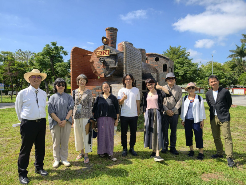 亞洲唯一磚造CK124火車頭 入圍文化部公共藝術獎。