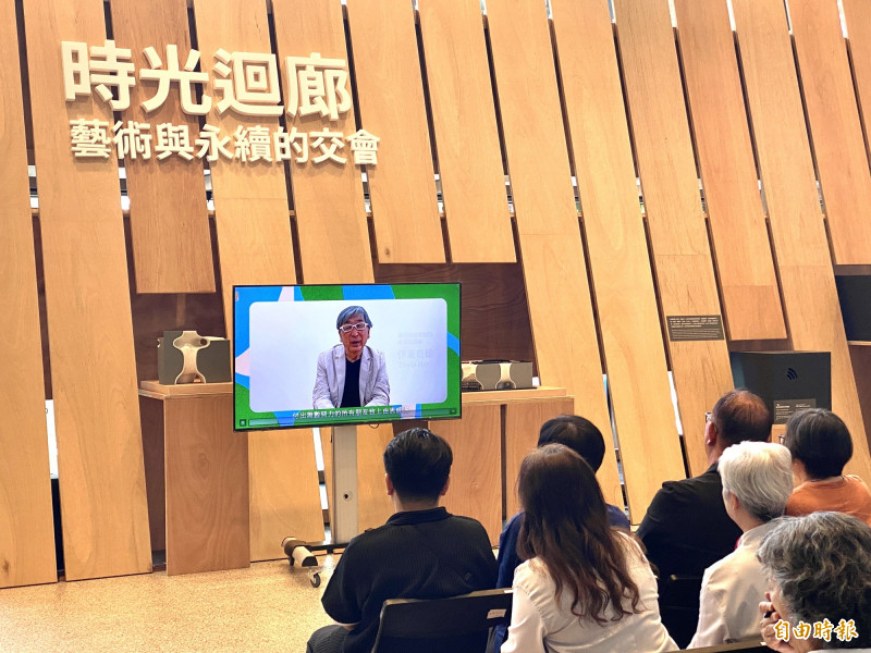 台中國家歌劇院啟用10週年，建築師伊東豊雄帶來祝福。（記者黃旭磊攝）