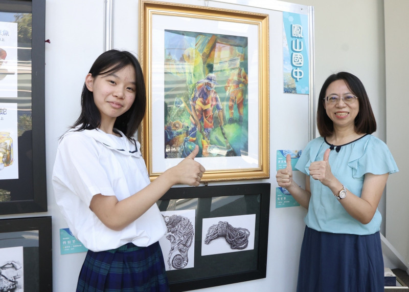 高雄美術班成果展登場 14校聯展展現藝術教育成果