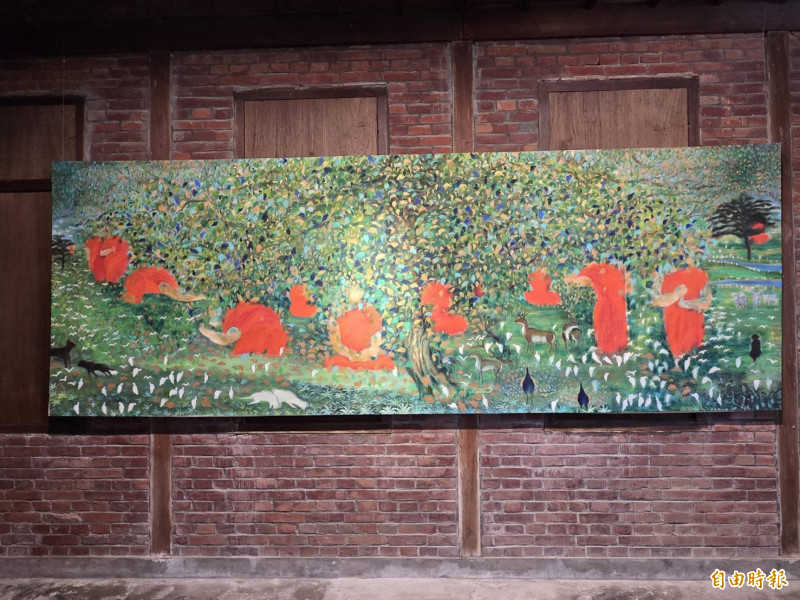 蔣勳畫展「祇樹給孤獨園」 嘉義培桂堂展到明年12月
