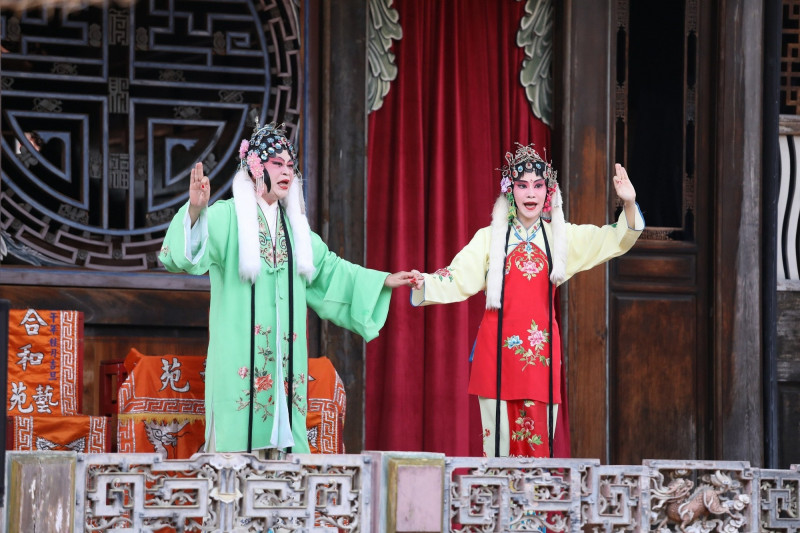 南管人間國寶林吳素霞 霧峰大花廳演出《朱弁》獲滿堂喝采