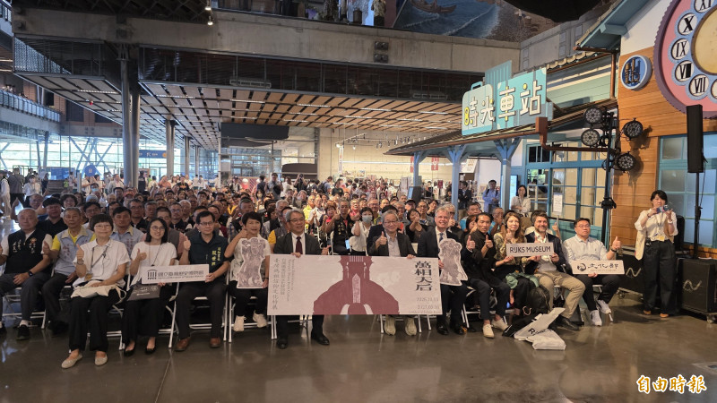 「萬相天后」台灣媽祖信仰文化特展，今天在台史博開幕。（記者洪瑞琴攝）