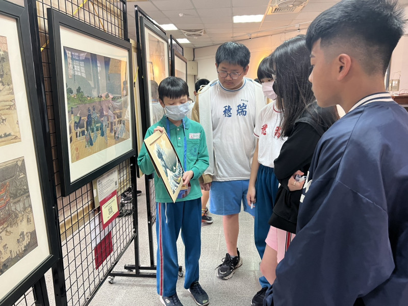 廣達基金會游於藝計畫「筆墨行旅」 在中市瑞穗國小展至4/29