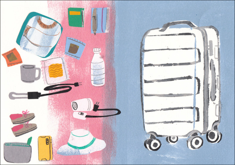 【自由副刊．我和我的行李箱．7之1】 鍾文音／憶我那裝著心的行李