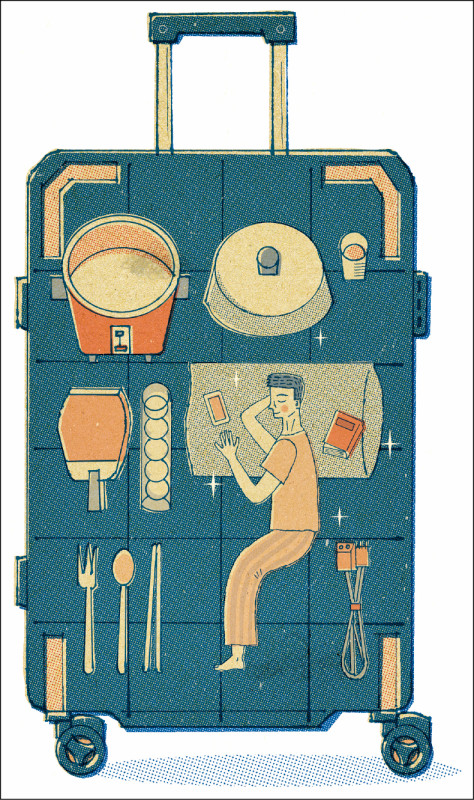 【自由副刊．我和我的行李箱．7之7】 寺尾哲也／歪一格的小世界