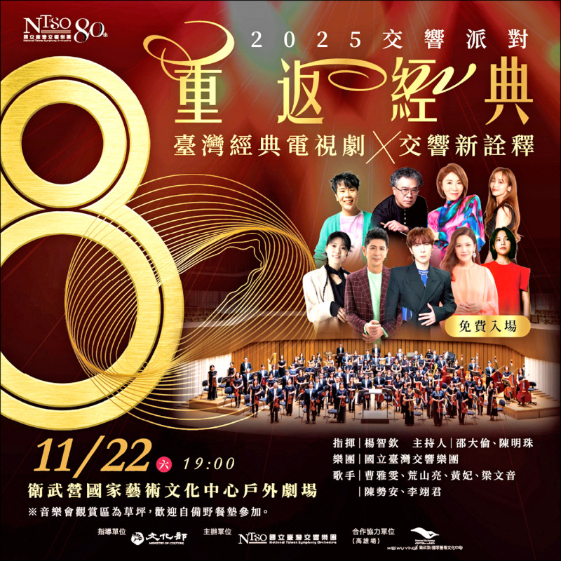 【藝術文化】國台交80團慶前進衛武營 6場多元演出奏響新篇章