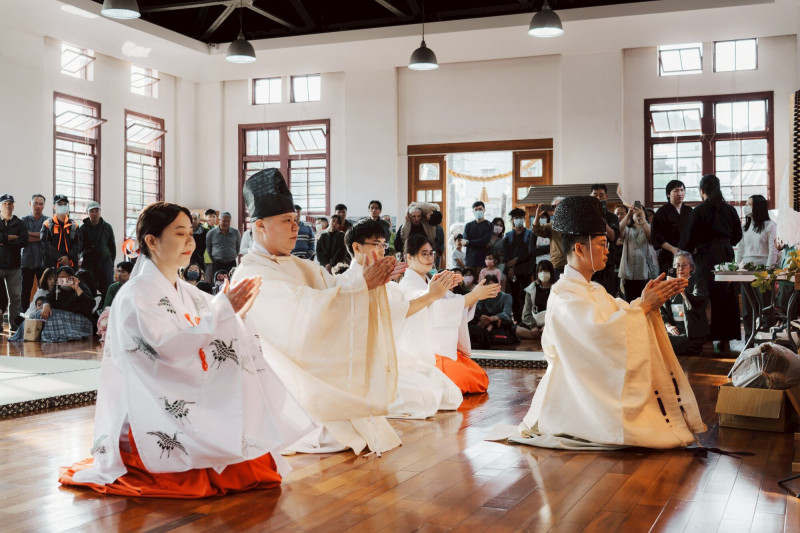 高雄武德殿祈願祭登場  台日雙神主聯手祈福