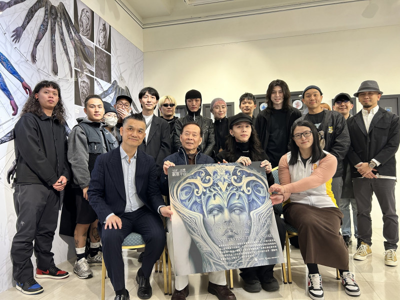 刺青藝術家梁凱皓個展「滲入邊界」 即日在中友百貨展出