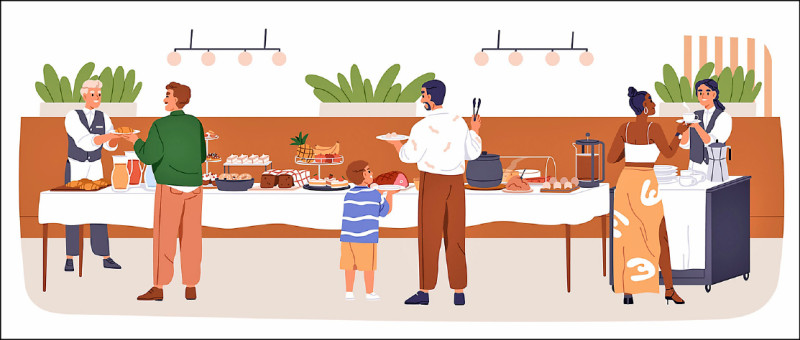 【家庭plus．生活停看聽】餐廳自助餐 吃出人性