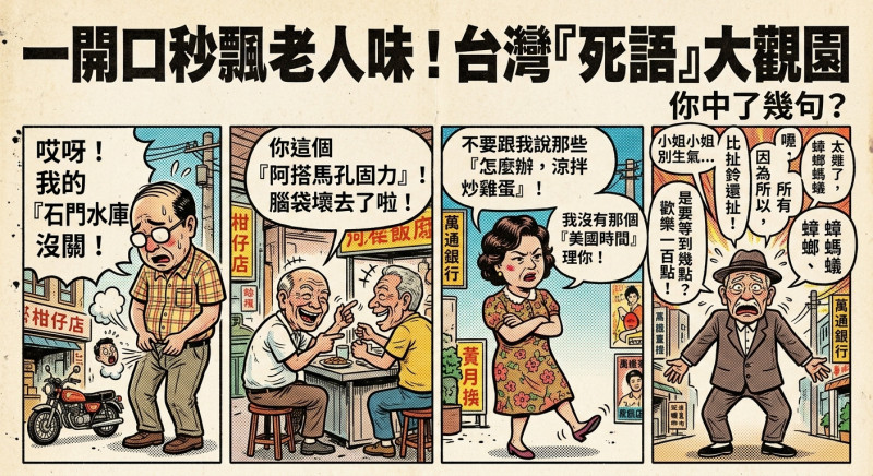 台灣「死語」排行榜曝光 「石門水庫沒關」超經典