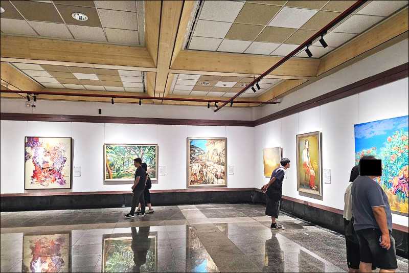 【藝術文化】第25屆全國百號油畫大展台中登場 親臨感受大型畫作藝術能量