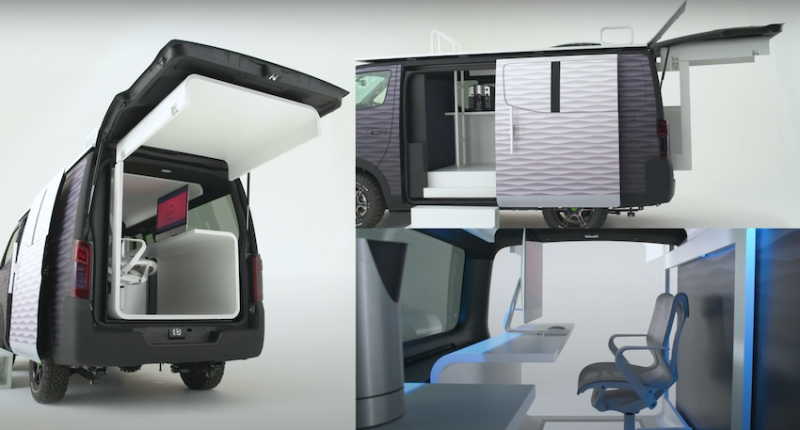 NV350 CARAVAN OFFICE POD CONCEPT