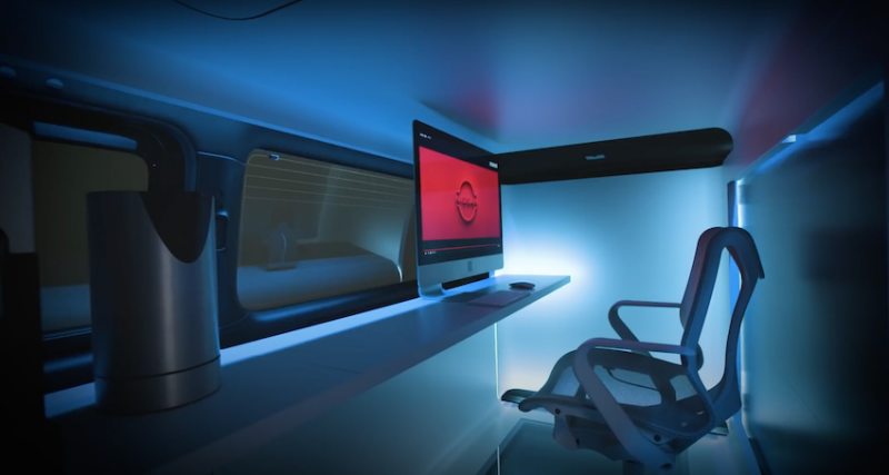 NV350 CARAVAN OFFICE POD CONCEPT