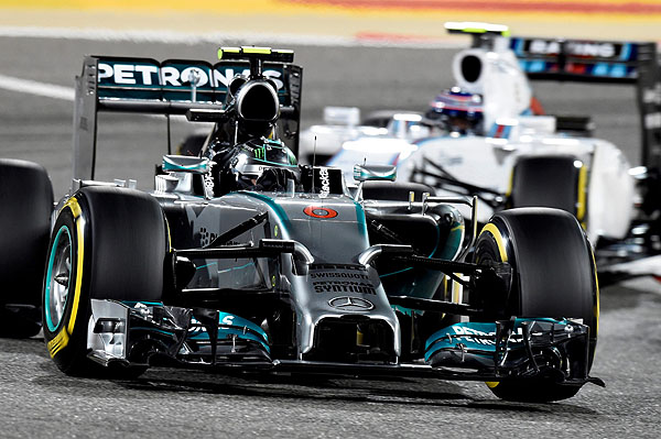 L. Hamilton 與 N. Rosberg 再度稱霸巴林