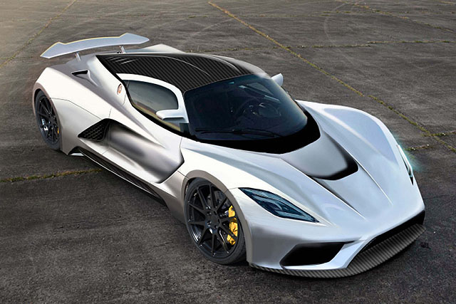 Hennessey大方秀出新車Venom F5的動力規格，並喊出時速290英里／時的實力，儼然是提前點燃戰火！