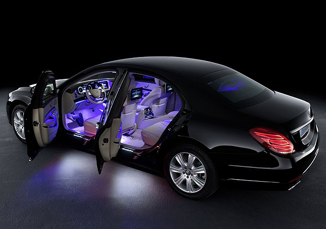 即使是防彈版本，S600 Guard內部仍維持與一般S-Class相同的豪華。