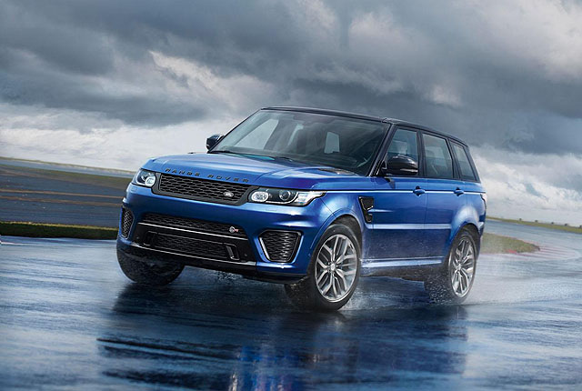 550匹的最大馬力、及69.3公斤米的扭力，讓Range Rover Sport SVR得以成為Land Rover品牌中性能最強車款。