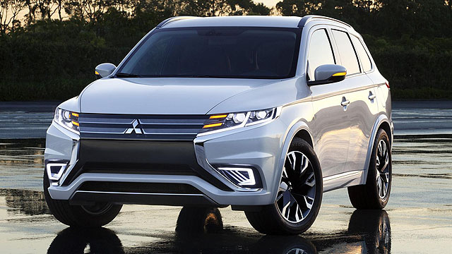 登台有望？MITSUBISHI Outlander PHEV 概念車亮相