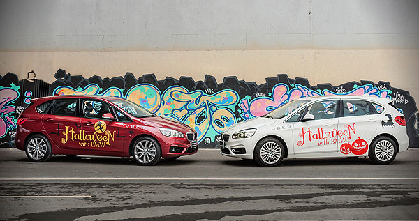 BMW 2 Active Tourer x Uber 萬聖特仕車 本週末北市現蹤