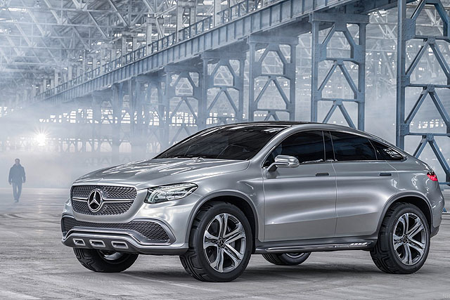 今年4月發表的Concept Coupe SUV與今日發表的GLE Copue相比，其實更動的地方並不多。