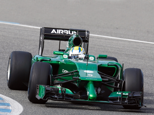Caterham CT05 的鼻錐，可能是去年最讓車迷崩潰的設計。（提供／Caterham）