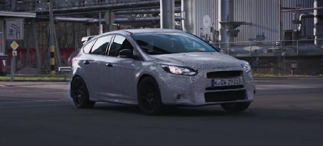 Ford給Ken Block一輛全新2016 Ford Focus RS的原型車來測試此新車的性能，讓他可以在自家汽車工廠裡盡情的駕駛。