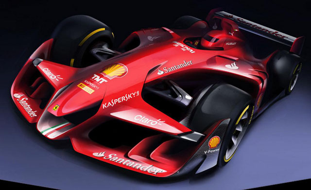閃電霹靂車還沒來，Ferrari 先預測未來的 F1 長這樣！