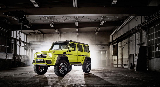 Mercedes-Benz在2015年日內瓦車展（Geneva Motor Show）開幕前，送上一輛嶄新的越野利器─G500 4x4²概念車。
