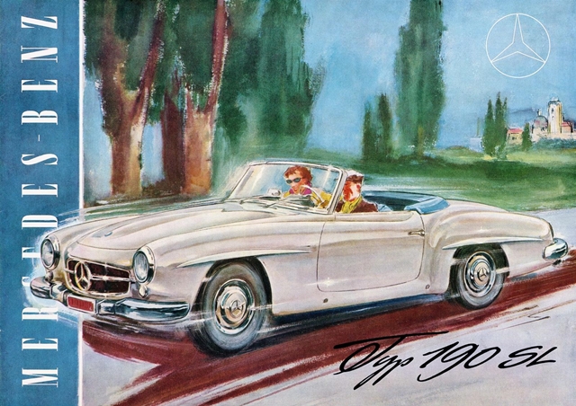 Mercedes-Benz 190 SL雙座小跑車 原廠慶祝60週年紀念