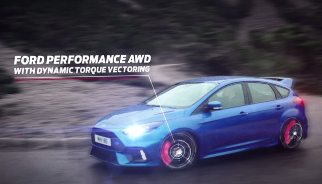 除了AWD全時四驅系統之外，原廠也為Focus RS搭載Dynamic Torque Vectoring動態轉向扭力控制系統，讓過彎表現更加犀利。