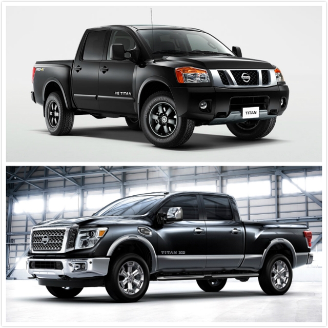 Nissan Titan新一代車型的車頭水箱護罩過於突出，大不一定就是好。