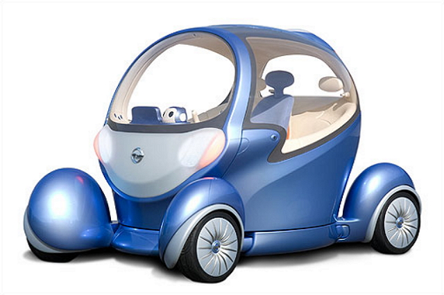 2007年現身的Nissan Pivo 2概念車，外型激似四爪章魚。（圖片來源／Nissan）
