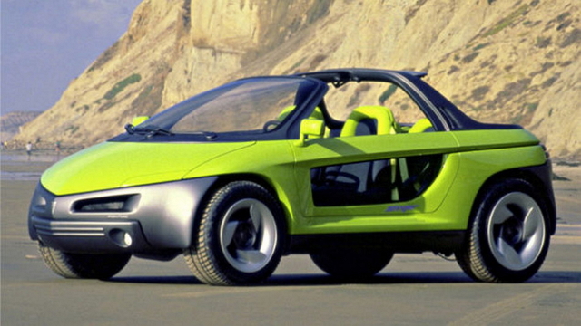 1989年出身的Pontiac Stinger以可在海灘自由奔馳為主要訴求。（圖片來源／Pontiac）