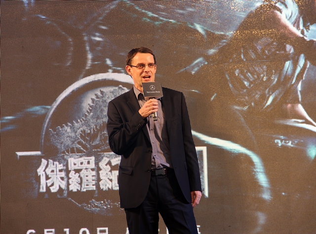 台灣賓士總裁也在開場前與大家分享了關於系列電影的喜愛。
