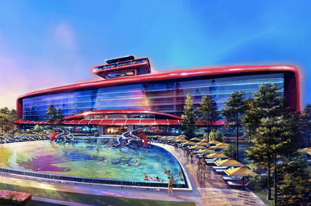 除了熱血的遊樂設施之外，PortAventura Resort渡假村內還將建造全球第一座5星級的頂級Ferrari飯店。