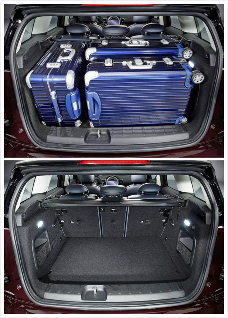 新MINI Clubman擁有大容量後車廂。