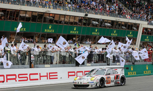 aai車隊67號的舊款保時捷911 GT3 RSR（997）賽車，在排位賽曾發生火燒車意外，在工作人員不眠不休的搶修下，更換了新引擎、線組及其他受損零件後仍下場出賽，雖然被判罰5分鐘的Stop & Go，最後仍跑完316圈賽事，以總排名第37名、GTE Am組第8名的成績完賽，成功挑戰利曼24小時耐力賽，開創台灣賽車史新頁。
