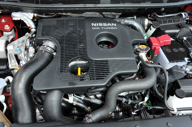 這具原廠代號MR16DDT的1.6升Turbo引擎，結合了雙CVTC連續可變汽門正時及DIG缸內直噴技術，可壓榨出185匹最大馬力與24.5公斤米最大扭力，能源局公布的美規平均油耗每公升可跑15.0公里，達到該排氣級距的3級標準。