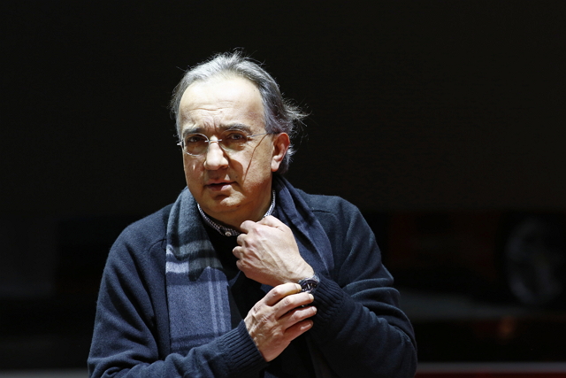 FCV集團執行長Sergio Marchionne，看來未能從Honda事件學到教訓，即時為旗下車款瑕疵事件進行止血。（圖片來源／彭博社）