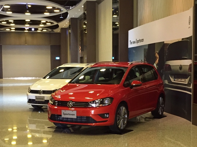 Volkswagen 新世代 MPV！ Golf Sportsvan 秘密現身台中宴會廳！