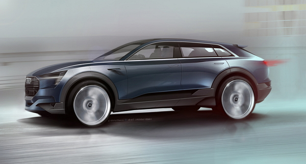 Audi 首部大型純電 SUV！2018 將正式投入量產