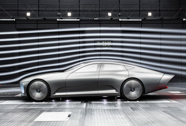 Mercedes-Benz Concept IAA擁有0.19Cd的超低風阻係數。